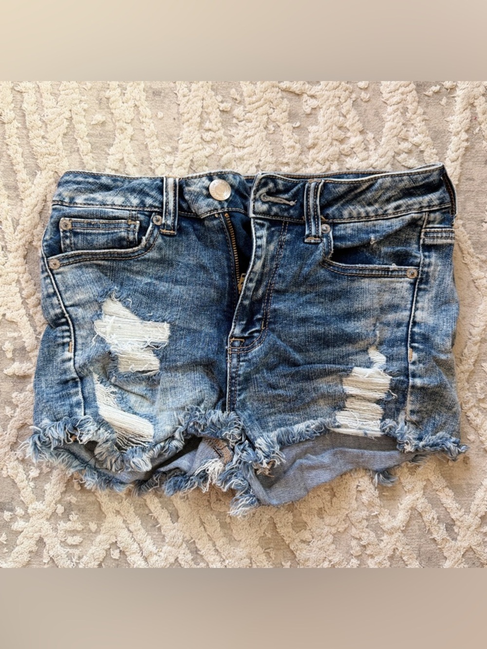 American Eagle Outfitters - Distressed Denim Shorts